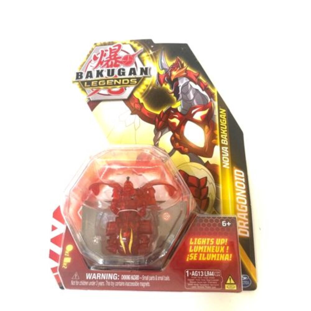 Bakugan Legends Nova Dragonoid (Red) Light Up Bakugan New Complete Collectible‎